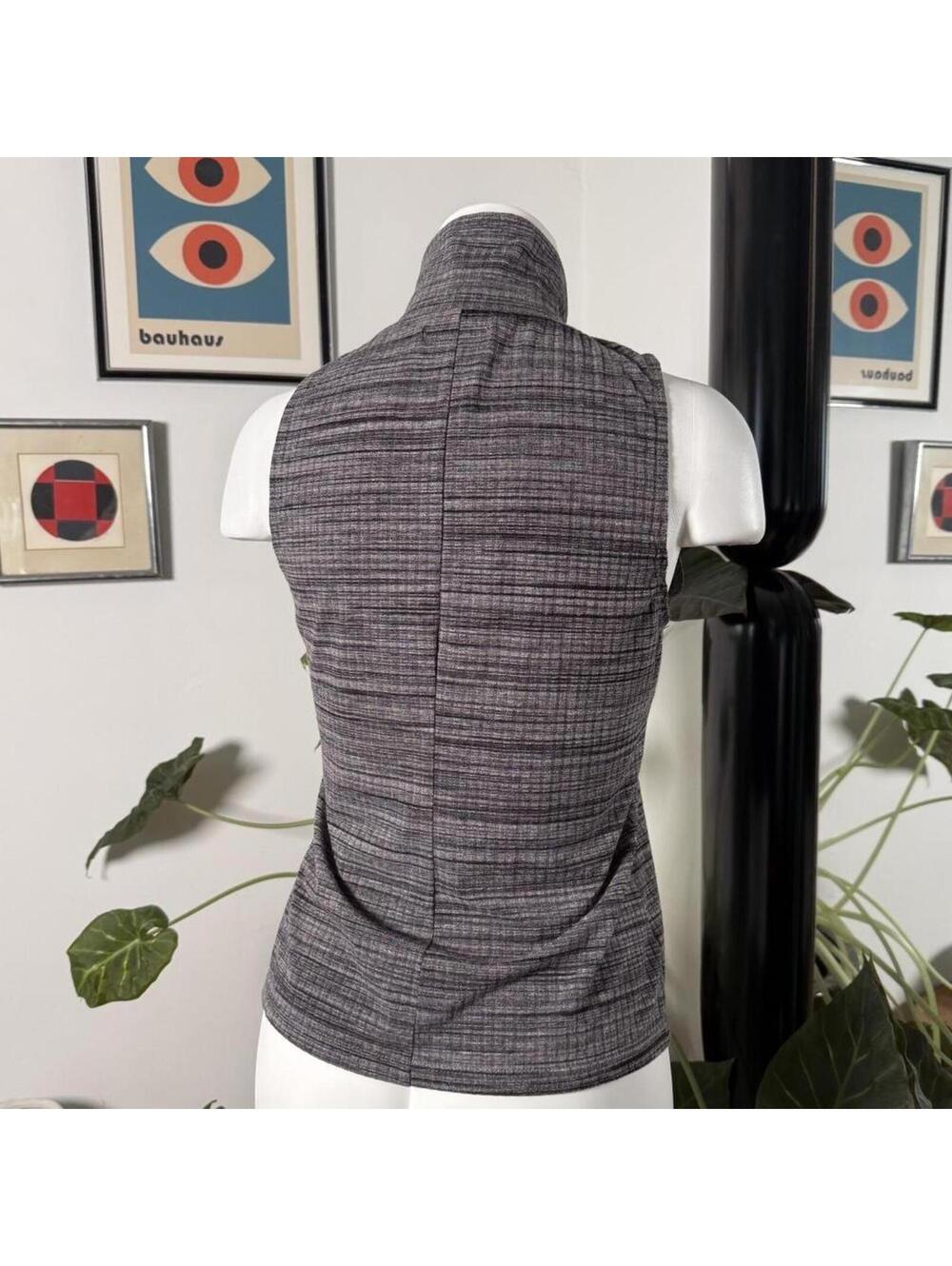 Reformation grey mock neck top - Picture 3 of 4
